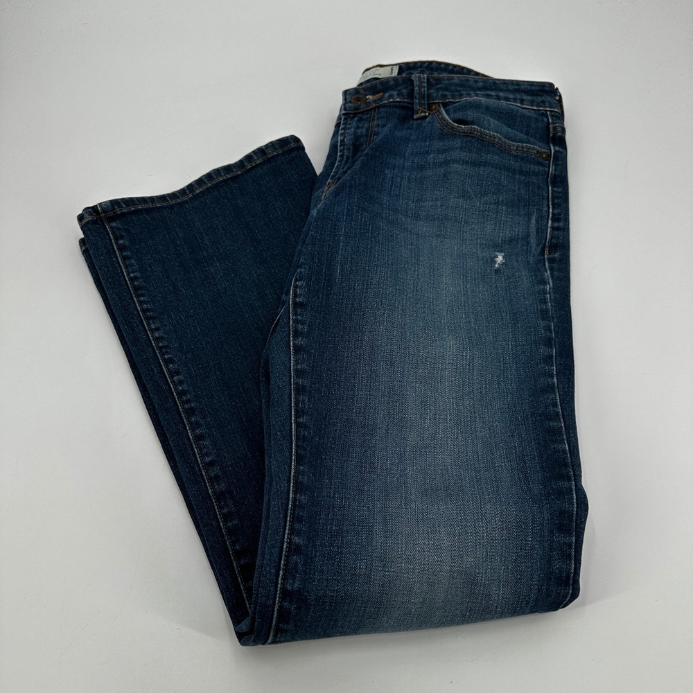 Levis 545 Low Boot‎ Cut Jeans Womens 10M Medium Wash Blue Denim Low Rise Indie